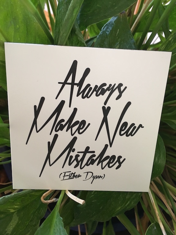 Have You Made Any Mistakes Lately?